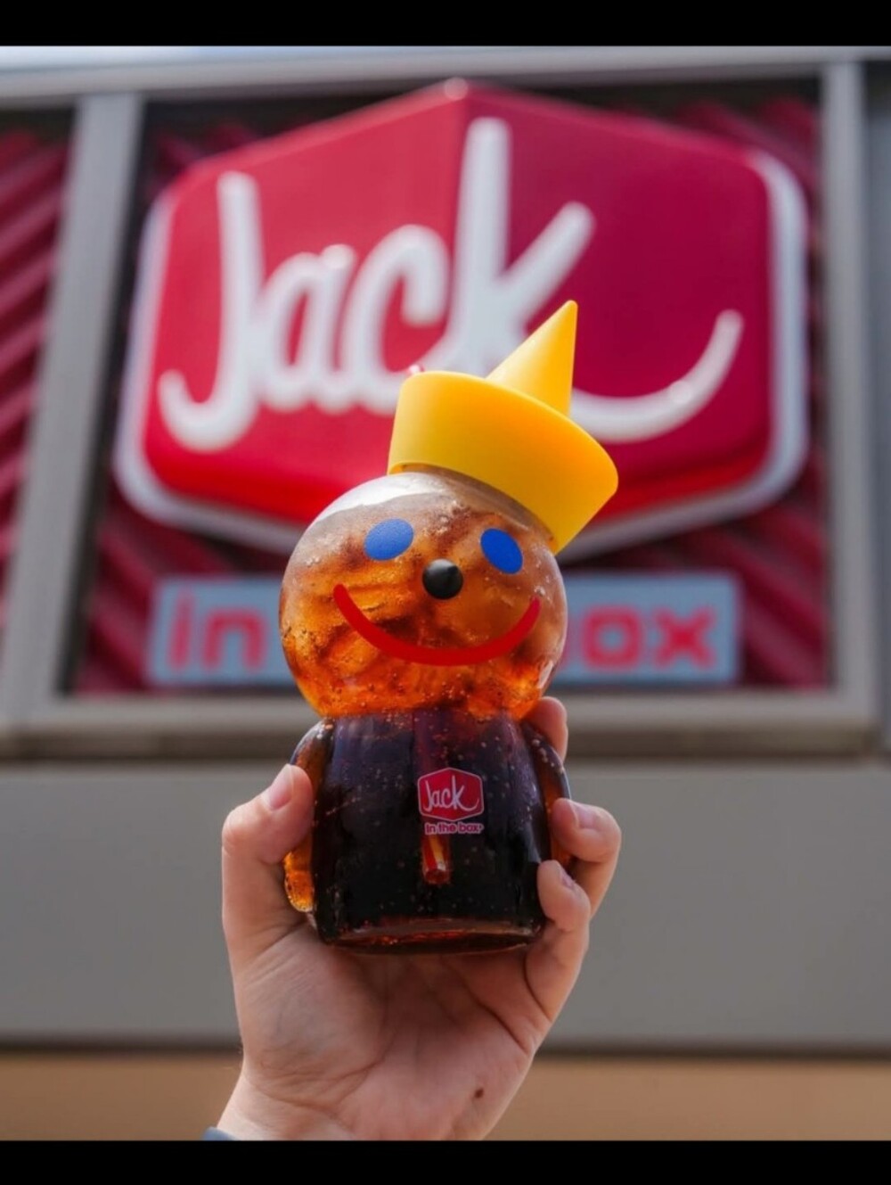 Jack In The Box Glass Sipper Cup Limited Edition 2026 - Picture 8 of 8